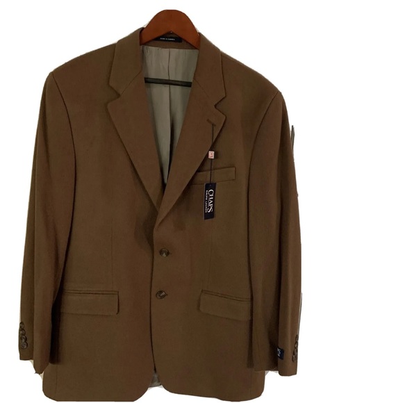 NWT Ralph Lauren 100% Cashmere men’s jacket blazer 42R brown